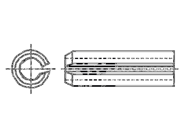 Spanbus; gehard staal; BN 876; Ø: 1,5mm; L: 16mm; DIN 1481; ISO 8752 Spanbus; gehard staal; BN 876; Ø: 1,5mm; L: 16mm; DIN 1481; ISO 8752